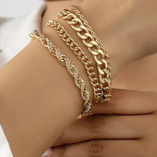 Pulseras de oro 14k